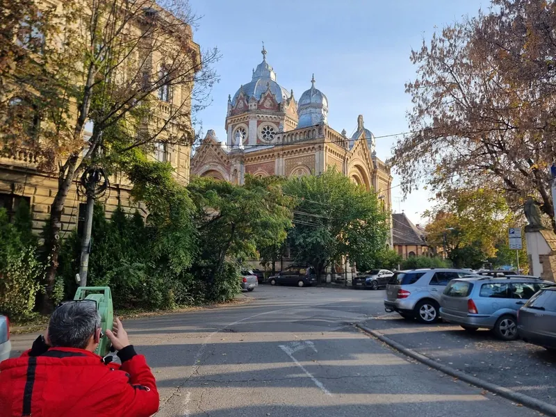 Sinagoga din Fabric, Timișoara — documentație de cadastru și carte funciară, măsurători cu stația totală și GNSS — Map Design